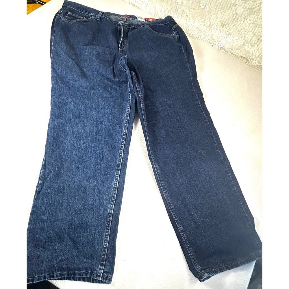 NWT Faded Glory Classic Fit Jeans Womens 24W Blue Stonewash Straight Leg Regular